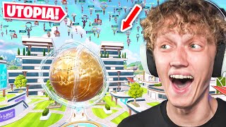 I Got 100 Players To Land At Utopia City In Fortnite New Tilted Towers