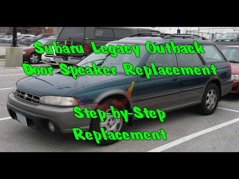 How To Subaru Legacy Outback Door Speaker Replacement Step By Step 