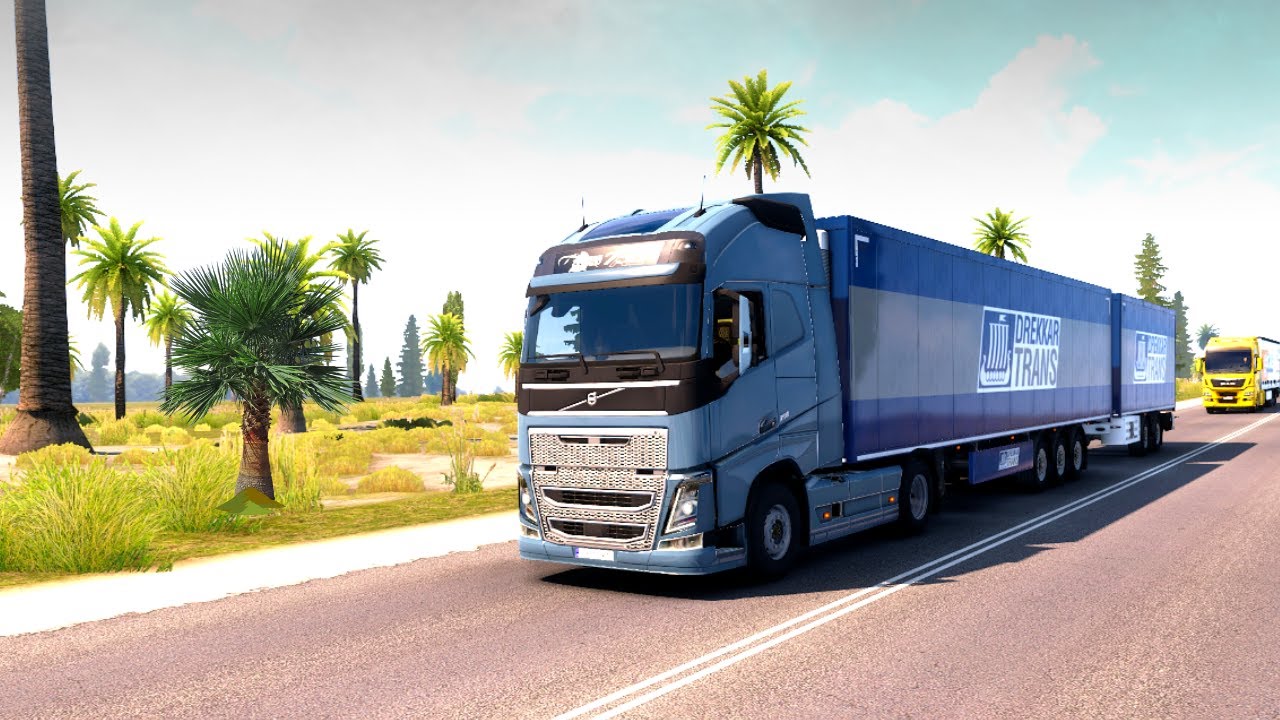 Euro Truck Simulator 2 Jogo de Caminhão Realista para pc Mapa EAA 1.46 ...