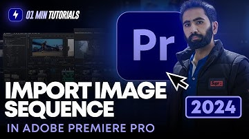 Afbeeldingreeksen importeren in Adobe Premiere Pro 2024 | Afbeeldingreeksen toevoegen in Premiere...