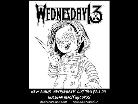 Wednesday 13 new album Necrophaze - Alexi Laiho, Cristina Scabbia and Mayorga guest..