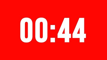 44 Second Timer With Alarm Without Music