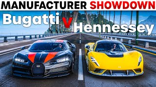 Forza Horizon 5 | Bugatti VS Hennessey | Manufacturer Showdown | An Epic Battle!