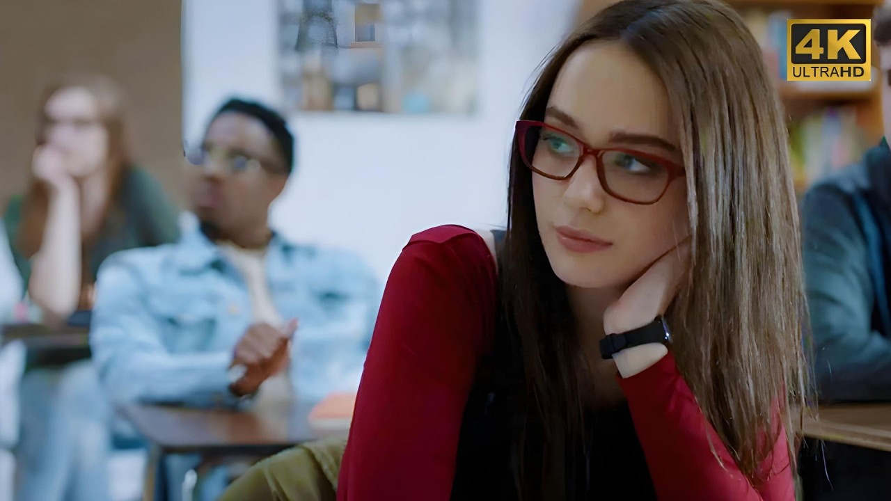 Молодая девушка влюбляется в своего учителя английского.. 4К.