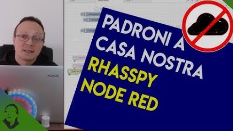 🏠 SMART HOME OFFLINE: assistente vocale Rhasspy + Node Red + MQTT
