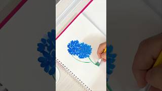 Flower painting 🪻. #acrylic #acrylicpainting #flowers #shortsfeed #shorts #viral #simple #tutorial