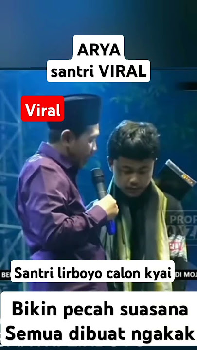 Arya santri viral lirboyo bikin pecah suasana #shorts