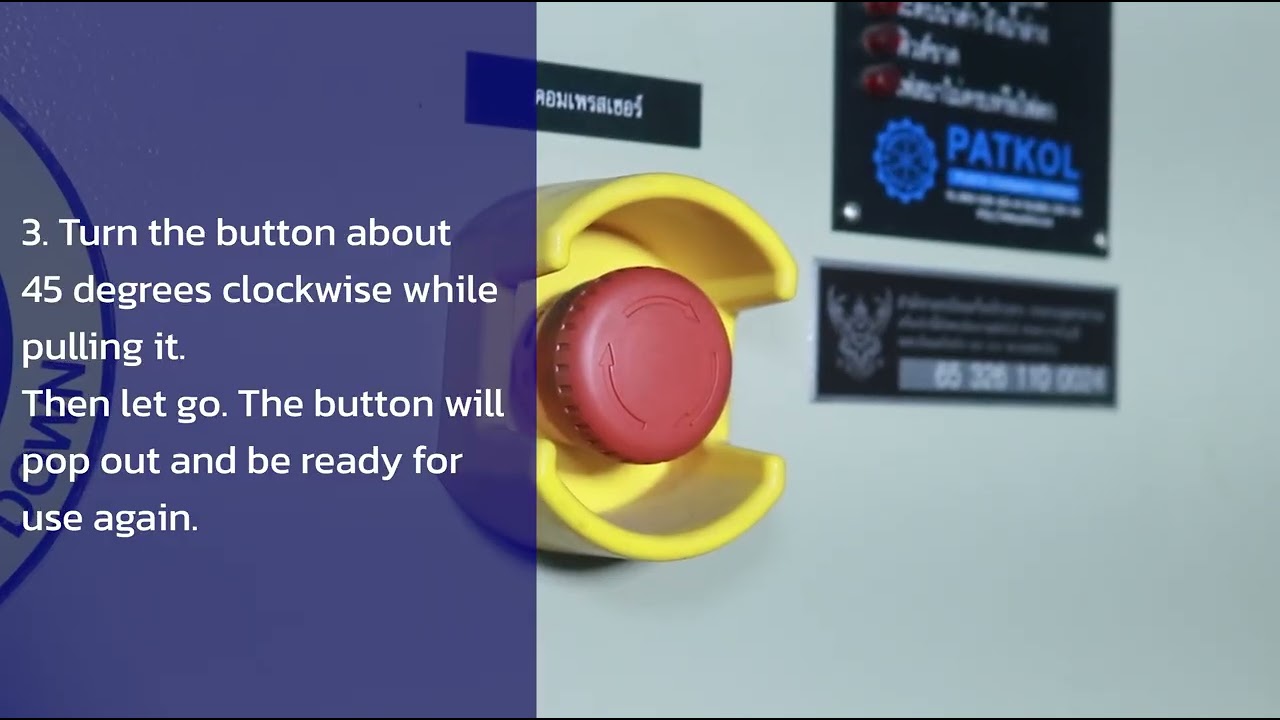 Troubleshooting from Emergency stop EP.1 Emergency Shutdown