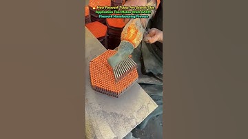 🔥 How Firework Tubes Are Sealed: Glue Application Tool Makes Work EASY!