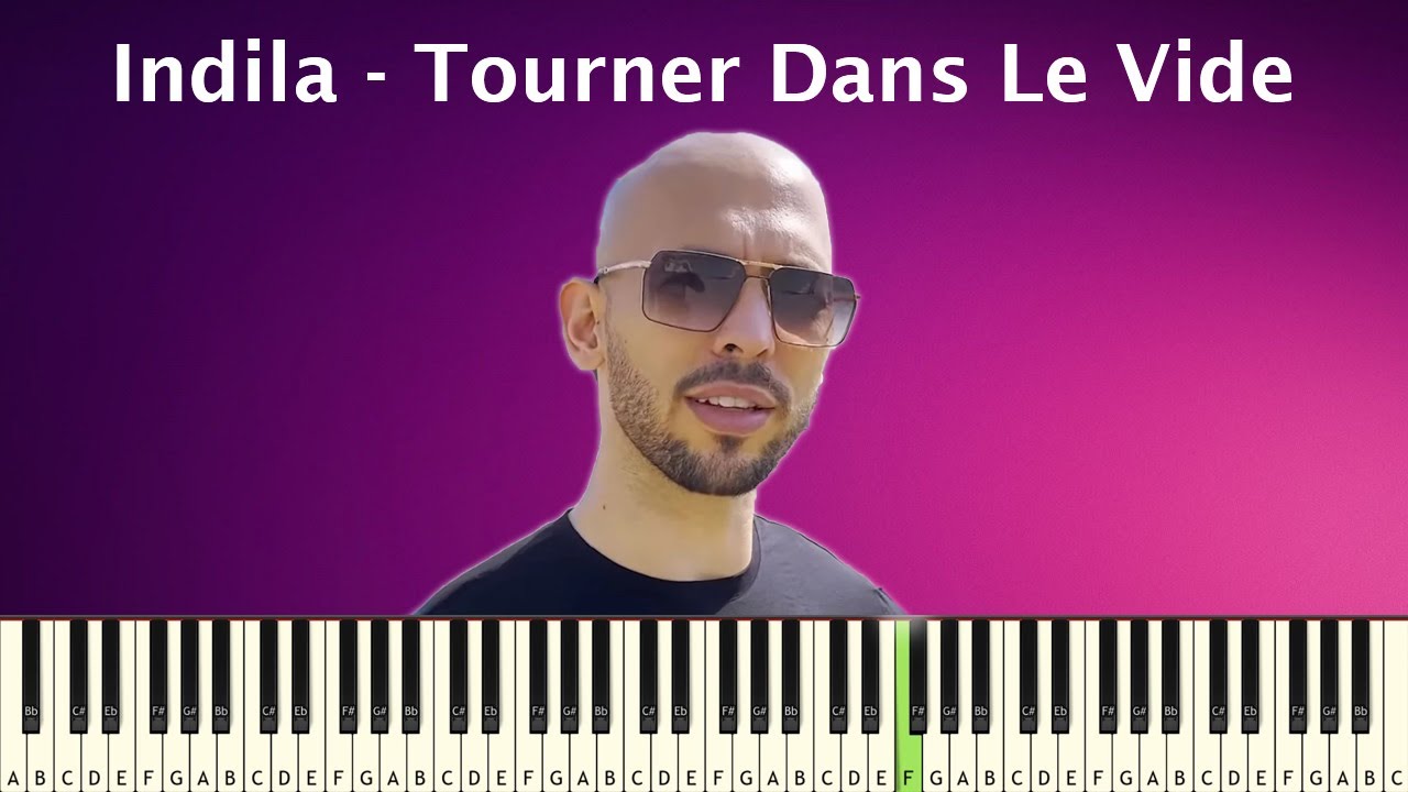 Indila - Tourner Dans Le Vide (Andrew Tate Theme) - PIANO TUTORIAL - YouTube