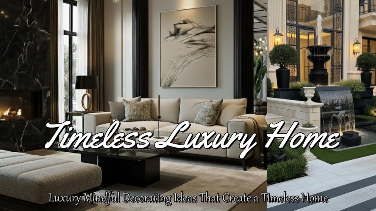 Luxury Mindful Decorating Ideas That Create a Timeless Home