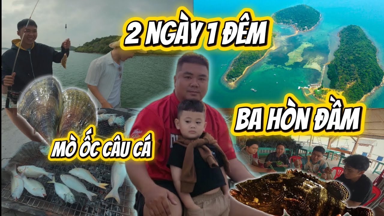 Khám Phá Du Lịch Ba Hòn Đâm - Kiên Giang | Đi Bộ Giữa Biển Qua Đảo Khác Là Có Thật