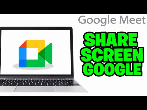 How To Share Screen On Google Meet - Show Screen On Google Meet
