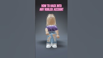 How to hack into any roblox account😈