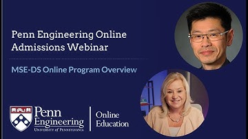 August 25, 2022 - MSE-DS Online Admissions Webinar with Program Director Dr. Gee