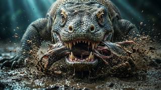 Komodo Dragon Bite: The True Biomechanics of the Strike