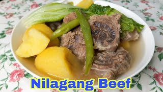 Nilagang Beef Using Kenchi Part