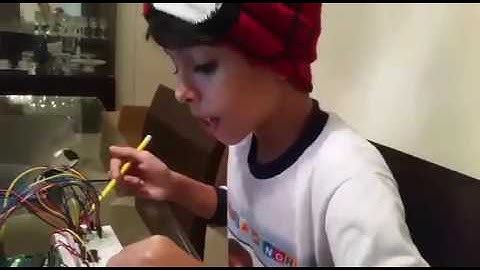 Sensor temperatura com gráfico de barra e alarme Arduino ROBOCORE