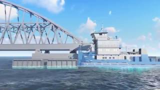 Видео ученые смоделировали транспортировку судоходных арок К