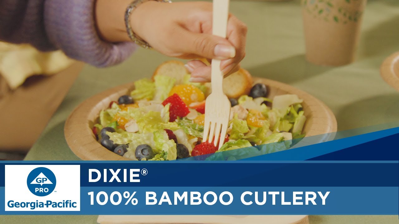 Dixie® 100% Bamboo Cutlery ... for the Sustainable Future