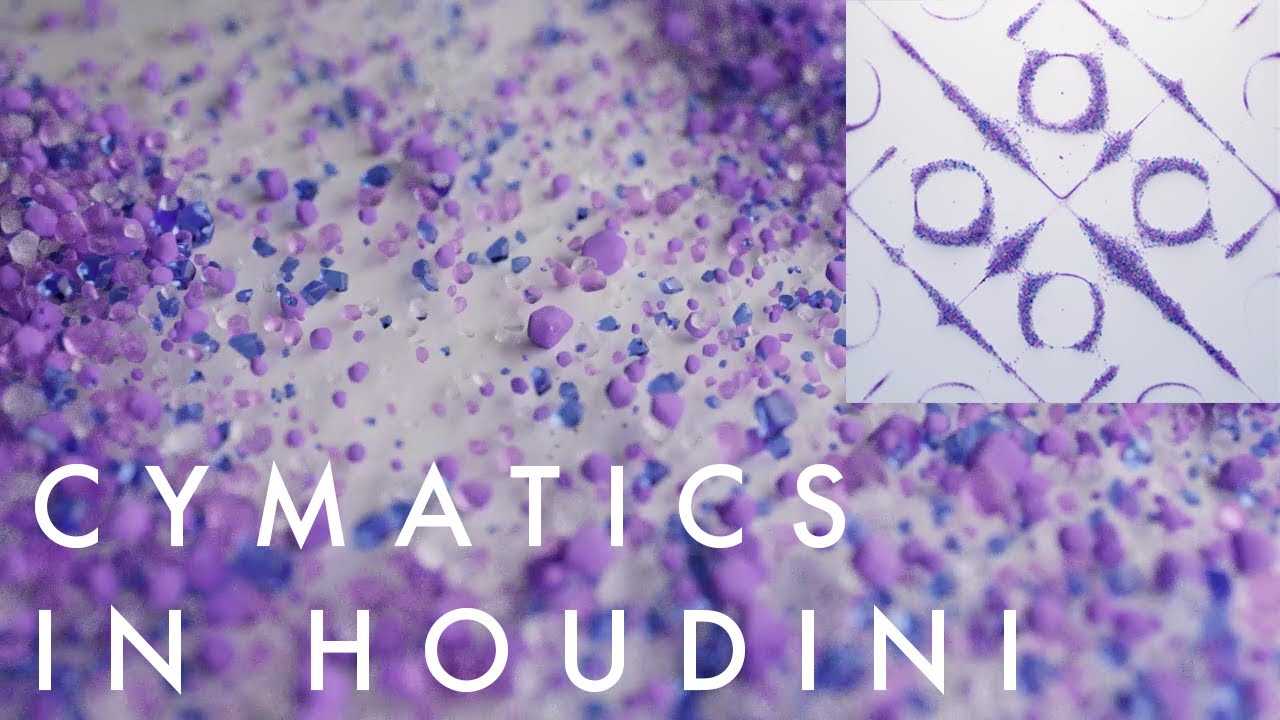 Simulating the Rings of Power Titles - Houdini Cymatics