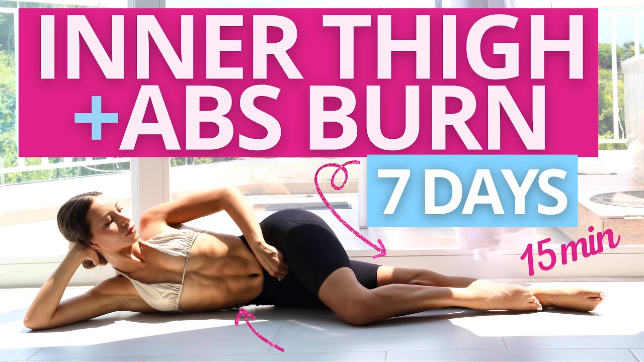 INNER THIGH & ABS BURN HOME WORKOUT, Low Impact, No Jump