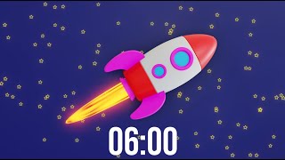 6 Minute Timer   Rocket Through Space