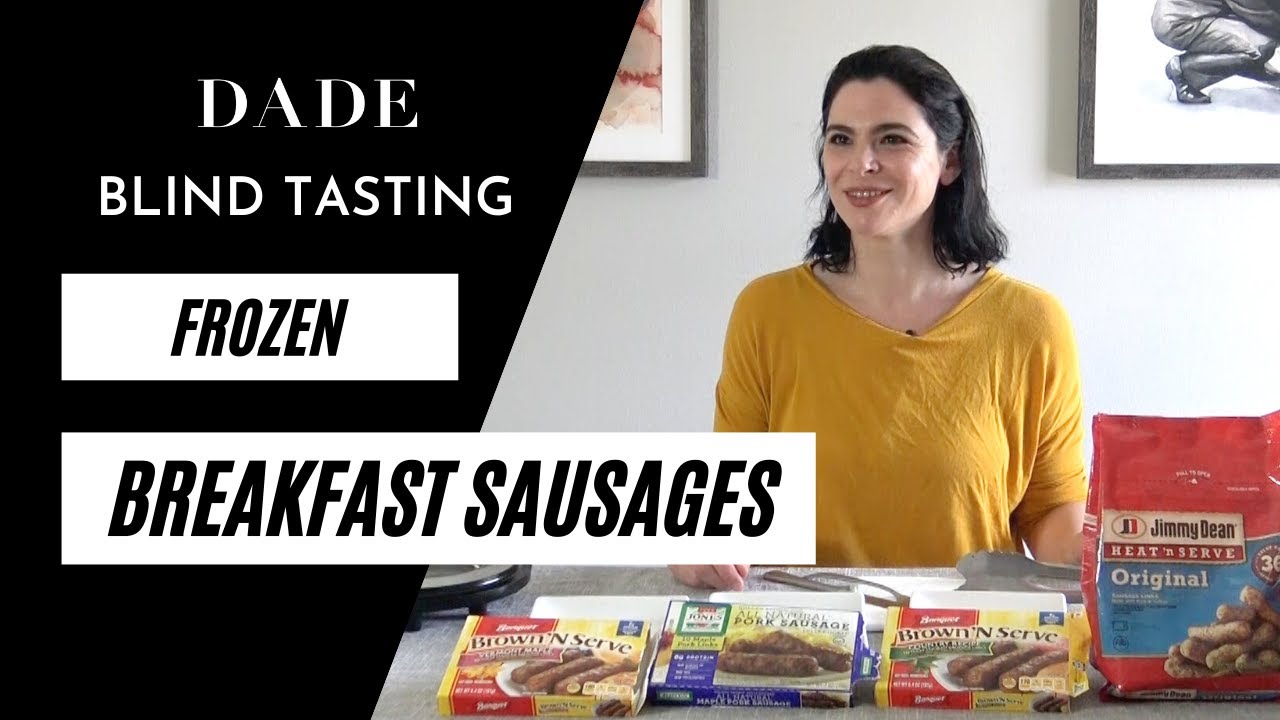 DADE Blind Tasting frozen breakfast sausage with Miami sausage maker Melanie Schoendorfer