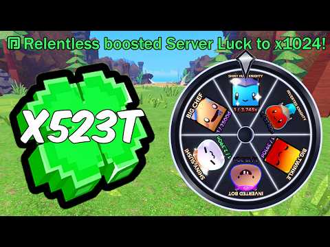 I JOINED A x523T LUCK BOOST SERVER in SLIME RNG thumbnail