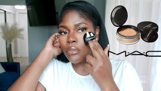 *NEW* MAC STUDIO FIX PRO SET + BLUR WEIGHTLESS LOOSE POWDER REVIEW AND FIRST IMPRESSIONS.