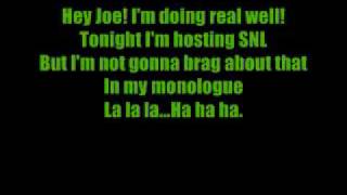 Taylor Swift on SNL Monologue 'LaLaLa' sing - along