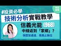 🗳 信義光能(968)唔沽住🚨等咩位先❓必睇📣詳解保歷加通道應用技巧│投資必學│技術分析實戰教學│主持：梁凱菱Kathy│節目精華│2021-05-13 hottalk1點鐘