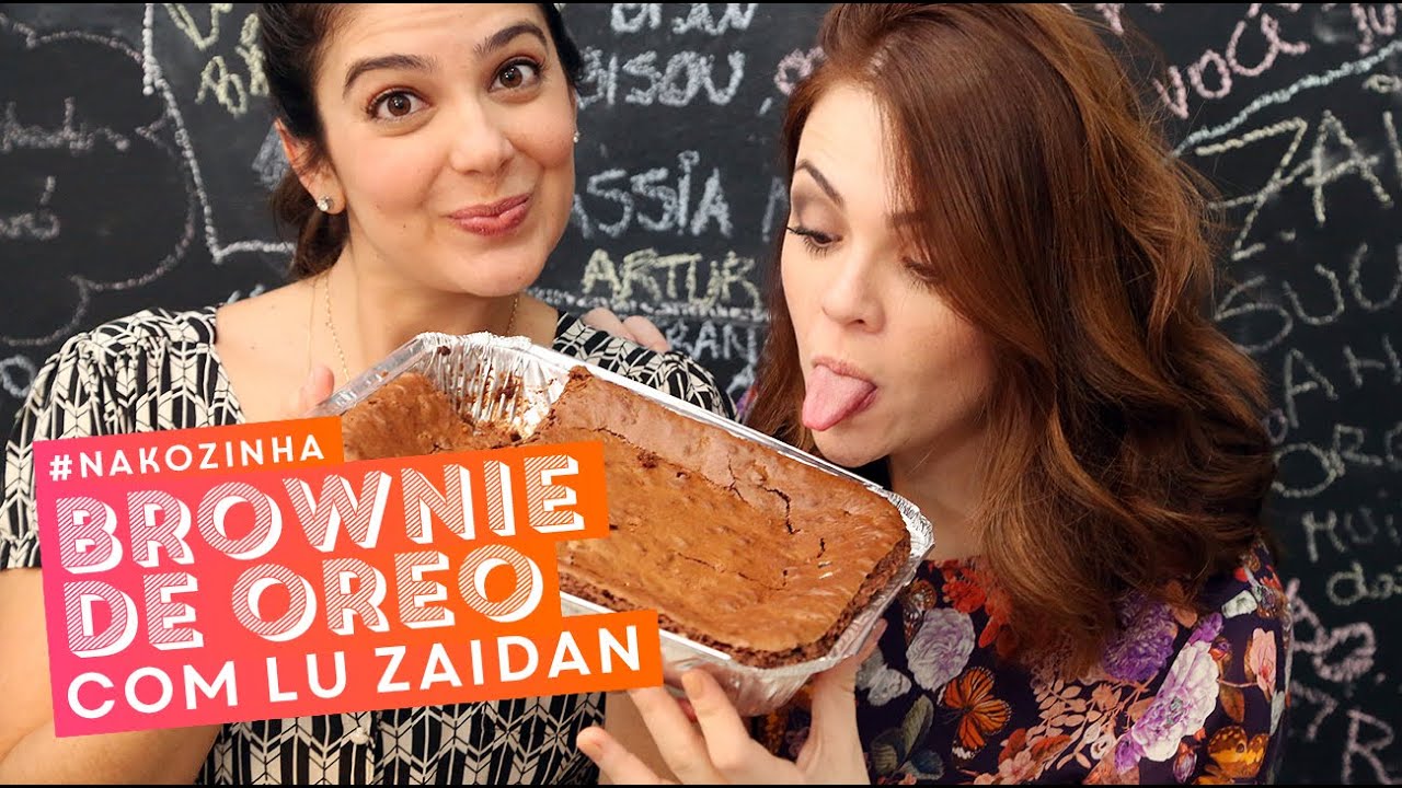 #NAKOZINHA: RECEITA DE BROWNIE DE OREO KAROL PINHEIRO E LU ZAIDAN