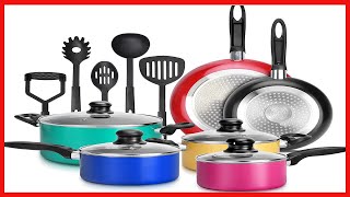Great product -  15-Piece Nonstick Kitchen Cookware Set PTFE/PFOA/PFOS- Free | Colorful Heat Resista