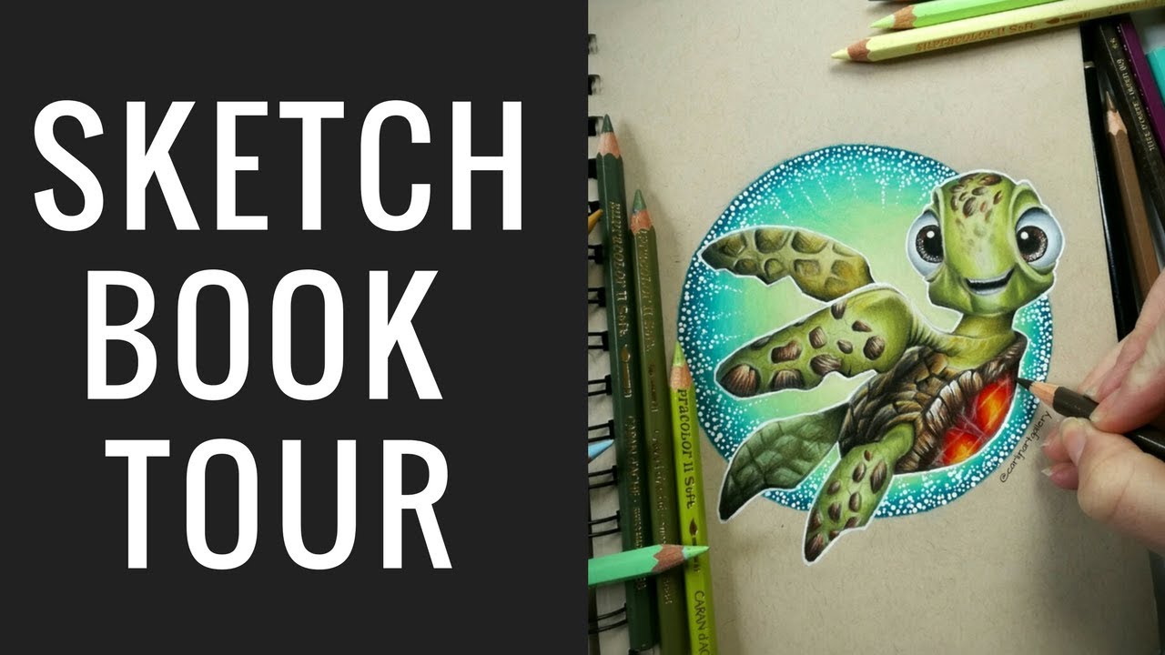 Tour of @jmr_art's finished Toned Tan sketchbook - Take a look at