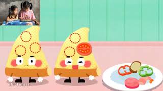trò chơi bé làm bánh pizza - Baby pizza game / Bé Tôm tv screenshot 5
