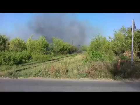20180821 - В районе кирпичного завода горит трава и кустарник