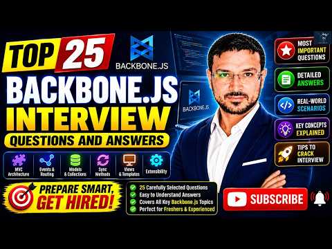 Backbone.js Interview Questions and Answers | Top Best 25 Q&A Backbone.js For All Level