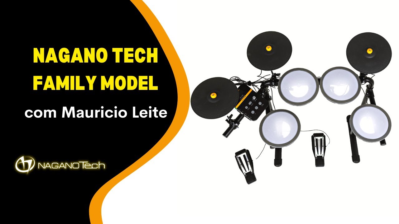 Bateria Eletronica Nagano Tech Pocket NTP-02 7 Pads :: Groover