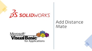 Solidworks VBA Macro – Add Distance Mate