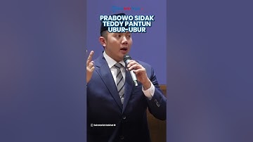 Prabowo Sidak Kantor Seskab, Teddy Langsung Beri Sambutan Meriah hingga Pantun Ubur ubur ke Presiden