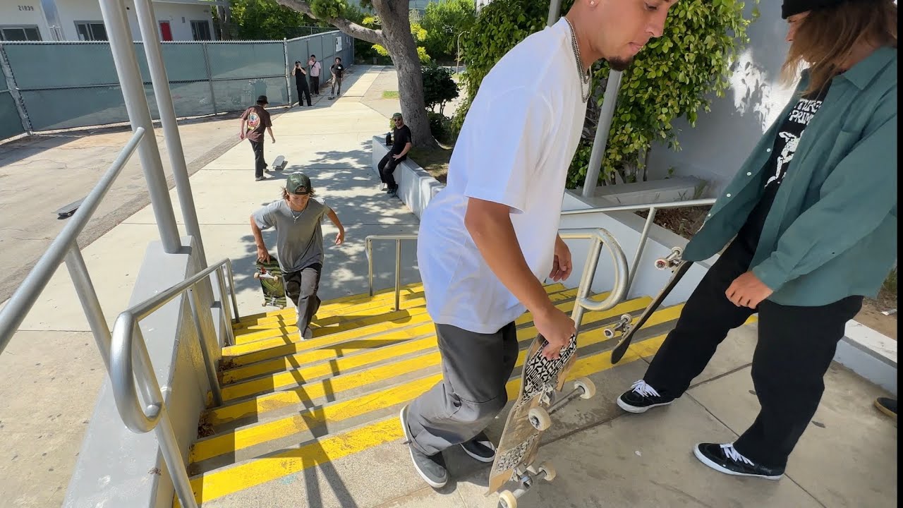 This Big Handrail Session Got Him Sponsered