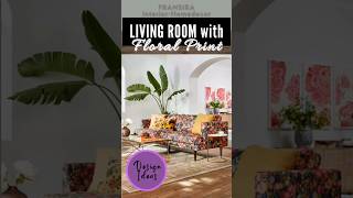 Living room floral sofa ideas || Living Room with floral print decor