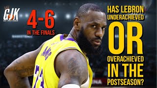 Did Lebron underachieve or overachieve in the playoffs?