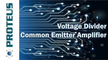 Voltage Divider Common Emitter Amplifier (Proteus)