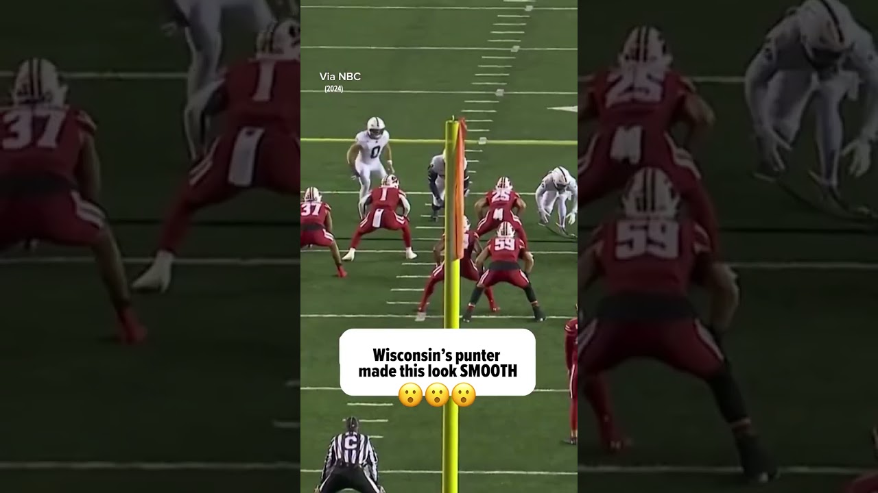This was the perfect fake out #cfb #wisconsin