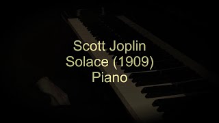 Jean Martin plays Scott Joplin Solace piano