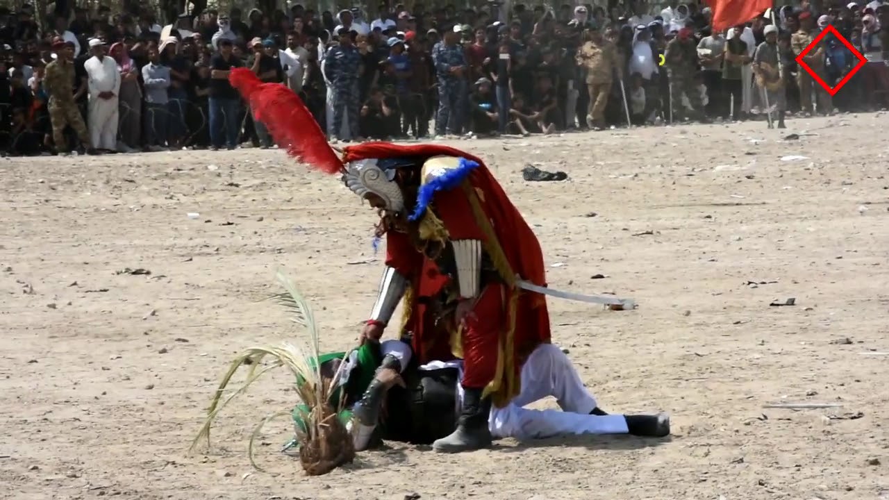 مشهد الامام الحسين ع  في واقعة اهالي السماوه الكبرى