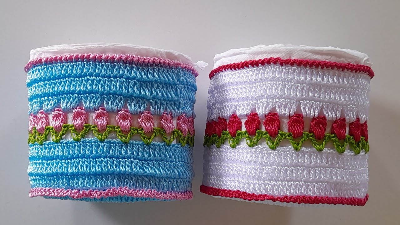 PORTA PAPEL HIGIÊNICO DE CROCHÊ 🧻  | PASSO A PASSO - Valdenete Crochê Artes e Reciclagem