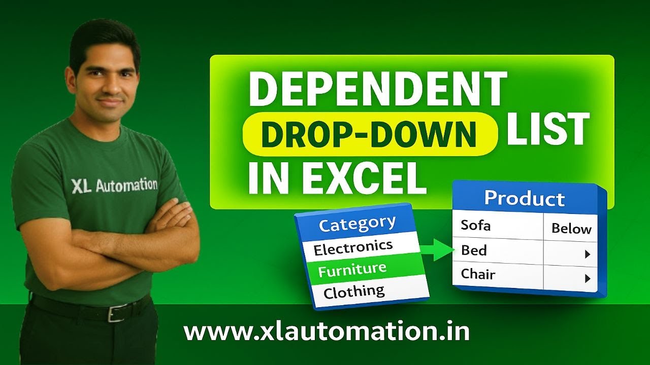 Multiple Drop Down List in Excel || Data Validation in Excel - YouTube